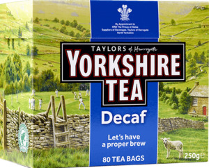 Yorkshire Tea Decaffinated 80’s – Tastes of the UK