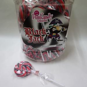 Swirly Lollipop Black Jack – Tastes of the UK