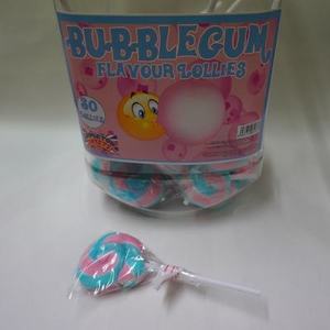 Swirly Lollipop Bubble Gum – Tastes of the UK