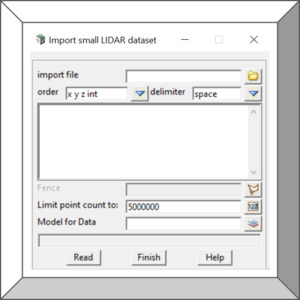 Products: 12dPL 4do Import LiDar XYZ