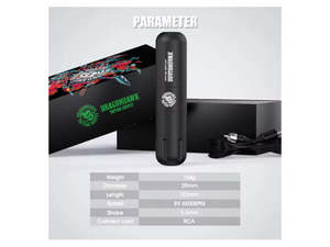 PEN MACHINE: Dragonhawk M8 Powerful Tattoo Rotary Pen Machine Gun Professional Accessories Supply For Artist 082