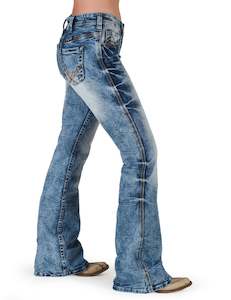 Clothing: Cowgirl Tuff Blazin' Womens Jeans