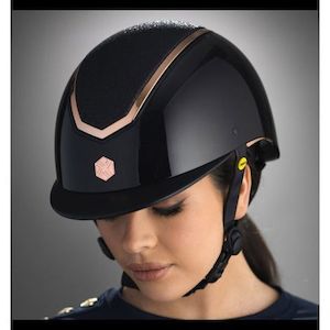 Helmets: Charles Owen EQx Kylo Sparkly with MIPS