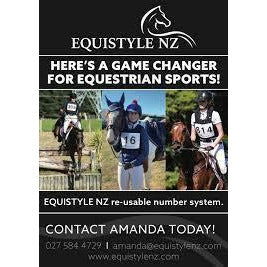 Accessories: Equistyle NZ re usable back numbers