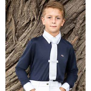 Show Shirts: Premier Equine Boys Giulio Long Sleeve Show Shirt