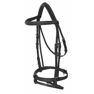 Platinum Padded Raised Hanoverian Bridle