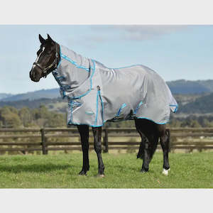 Rugs Accessories: Weatherbeeta Comfitec Hexi Shield Combo Silver/Teal
