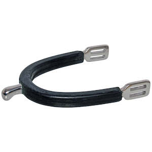 Spurs 1: Blue Tag SS Rubber Covered Ball End Spurs