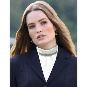 Stocks Ties: Huntington Stock Tie Four Row Crystals