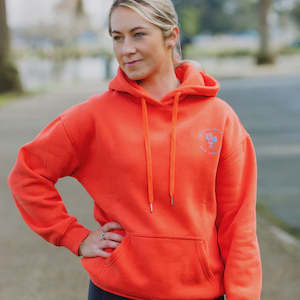 Brave Pants Vermilion Orange Hoodie