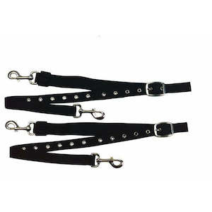 Lunging: Kincade Nylon/Elastic Adjustable Side Reins