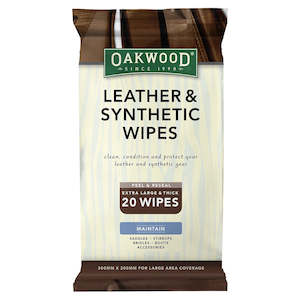 Oakwood Everyday Leather & Synthetic Wipes