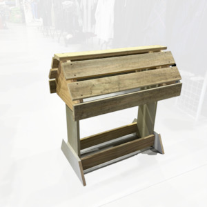 Stable Equipment: Wooden Saddle Stand