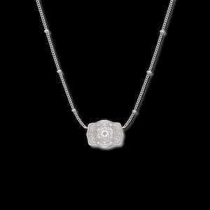 Jewwellery: Spurwest Ultra Mini Belt Buckle Necklace (Amelia Rose) Silver