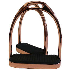 Stirrups Leathers: Gold Medal Fillis Stirrups - Rose Gold