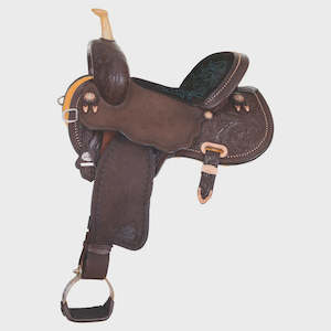 Saddles: Josey Ultimate Cash Barrel Saddle 15" Wide Gullet