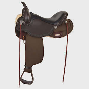Willow Spring Cordura Trail saddle 16" Wide Gullet