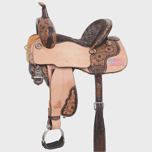 Saddles: Martha Josey Cash American Patriot Saddle 14" Wide Gullet