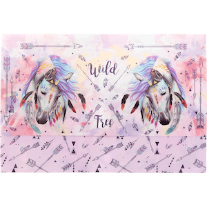 Bags Wallets: Document Wallet - Dreamcatcher Horse