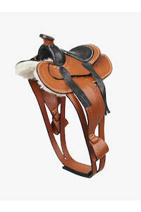 Toys: LeMieux Toy Pony Western Saddle Tan
