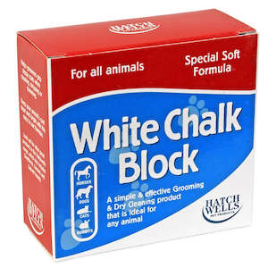 Pet Accessories: White Chalk Block