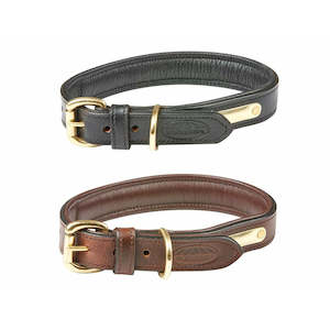 Collars Lead: Weatherbeeta Padded Leather Dog Collar