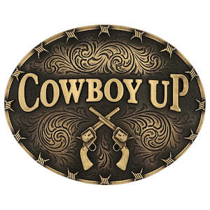 Belts Buckles: Montana Silversmith Cowboy Up Buckle