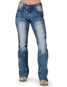 Jeans: Cowgirl Tuff Red Roan Jeans