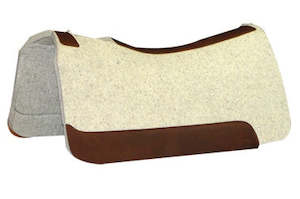 Saddle Blankets Wester: 5 Star The Barrel Racer Natural Pad