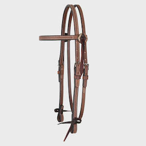 Bridles Western: Circle Y Oakwood Browband Headstall
