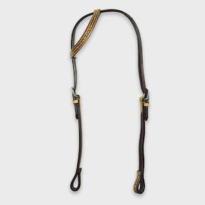 Ezy Ride Bridle One Ear with Multi Coloured Inlay Harness