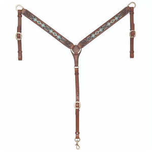 Breastplates Wester: Circle Y Buckskin Beaded Breast Collar