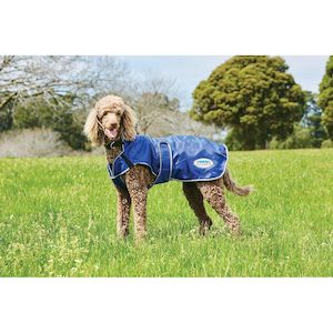 Weatherbeeta Comfitec Windbreaker Deluxe Dog Coat Blue/Grey/White