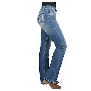 Pure Western Womens Maryanne Straight Leg Jeans