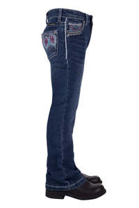 Rider: Pure Western Girl's Belle Boot Cut Jean