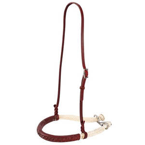 Fort Worth Leather Covered Double Rope Noseband