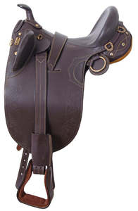 Double Hill Stock Saddle with Horn