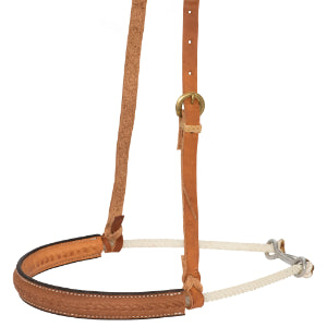 Horse Wear: Zilco Leather Covered Rope Noseband