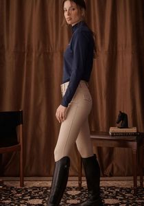 Vala Elsa Mesh L/S Zip - Navy