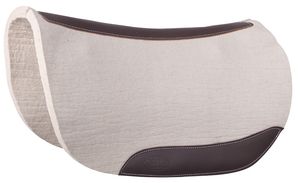 Double Hill Contoured Barrel Wool Felt Saddle Pad