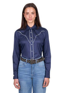Rider Wear: Wrangler Womens Bridget Western LS Shirt