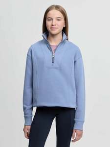 LeMieux Young Rider Vianne Quarter Zip Powder Blue