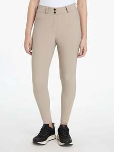 Rider Wear: LeMieux Isabelle Knee Grip Breeches Almond