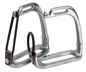 Stirrups Leathers: Korsteel Stainless Steel Peacock Stirrup Irons