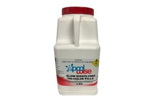 Slow Dissolving Tri-chlor Pills - 4kg - Taupo Poolworld