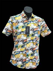 Short Sleeved Shirts: Mechmoto Butterfly