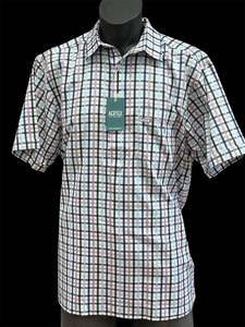 Short Sleeved Shirts: Aertex White