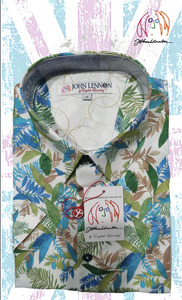 Short Sleeved Shirts: John Lennon Palm