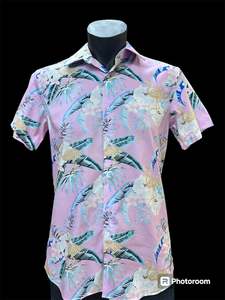 Short Sleeved Shirts: Manschett Famingo