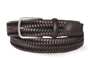 Robert Charles Stretch Chocolate Leather